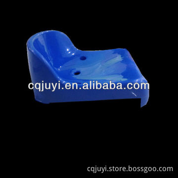 China outdoor injection mold bucket chair with low backrest IPM-3100